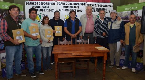 4º EDICIÓN DE TORNEOS DEPORTIVOS MUNICIPALES INTERCLUBES 2017