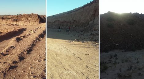 PAISAJE LUNAR EN CAPITÁN SARMIENTO