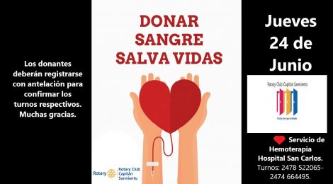 DONAR SANGRE SALVA VIDAS