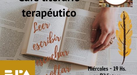 CAFÉ LITERARIO TERAPÉUTICO